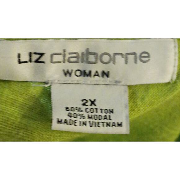 Liz Claiborne Woman Bundle of 4: Women 2x Lightweight Comfort T-shirts - Picture 10 of 15